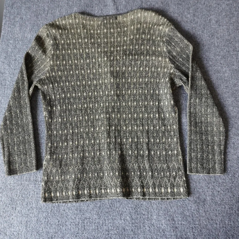 Jones New York Petite Cardigan & Tank Top‎ Set Gray Sleeveless Knit PS